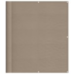 vidaXL Paravan de balcon, gri taupe, 120x700 cm, 100% poliester oxford