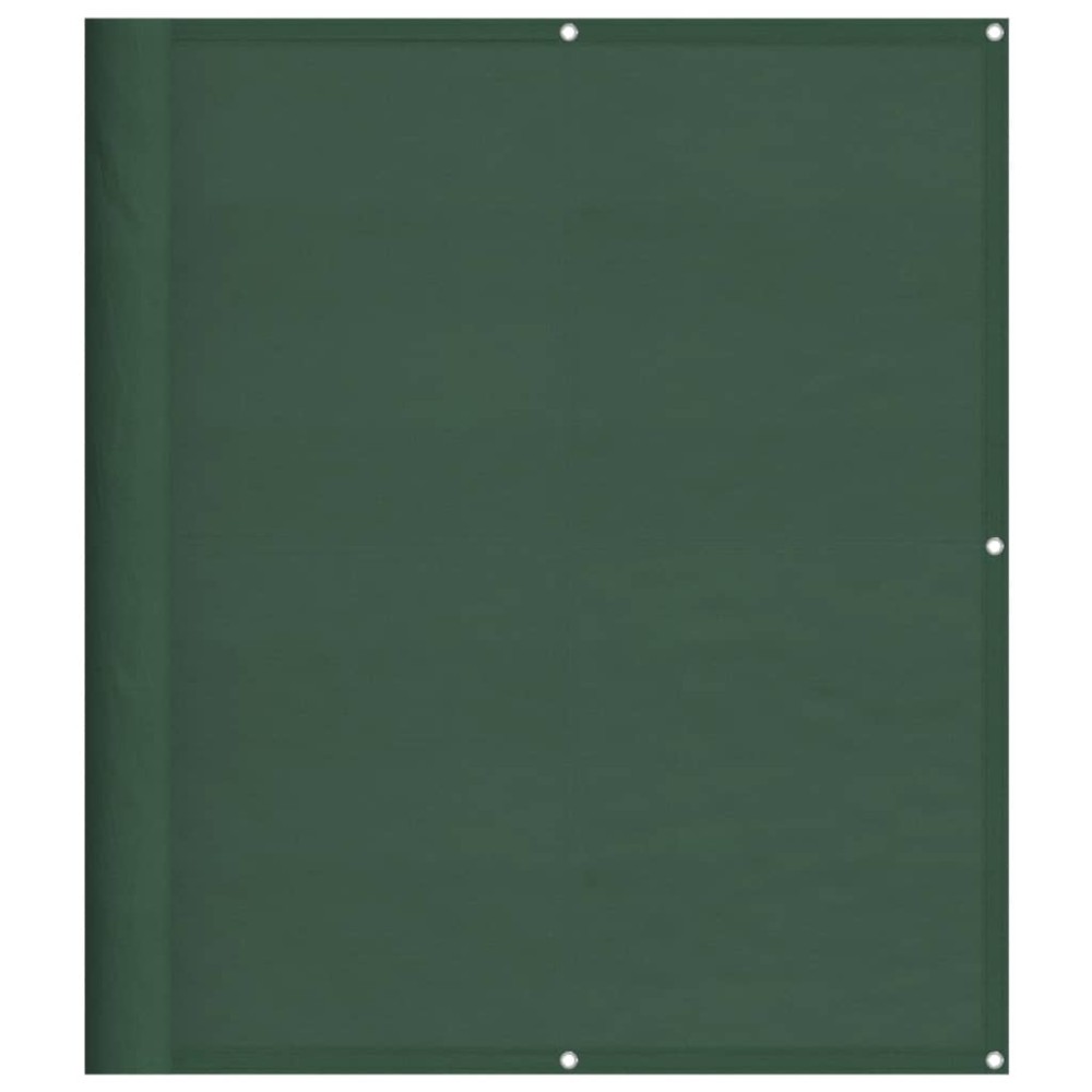 vidaXL Paravan de balcon verde închis 120x700 cm 100% poliester oxford