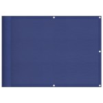 vidaXL Paravan de balcon, albastru, 75x800 cm, 100% poliester oxford