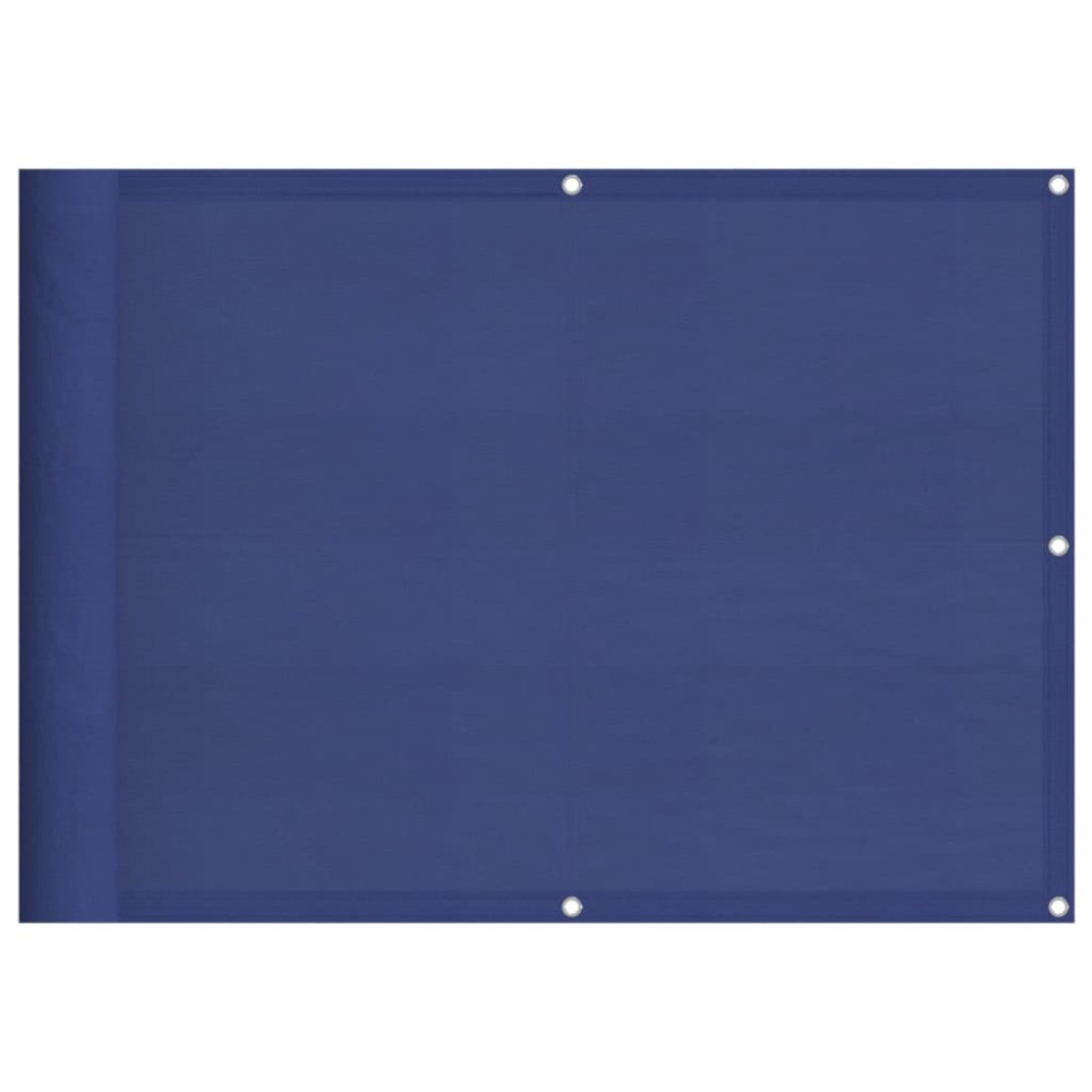 vidaXL Paravan de balcon, albastru, 75x1000 cm, 100% poliester oxford