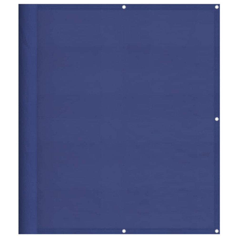 vidaXL Paravan de balcon, albastru, 120x800 cm, 100% poliester oxford