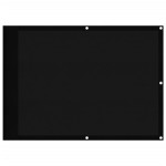 vidaXL Paravan de balcon, negru, 75x1000 cm, 100% poliester oxford