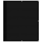 vidaXL Paravan de balcon, negru, 120x800 cm, 100% poliester oxford