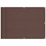 vidaXL Paravan de balcon, maro, 75x700 cm, 100% poliester oxford