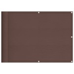 vidaXL Paravan de balcon, maro, 75x800 cm, 100% poliester oxford