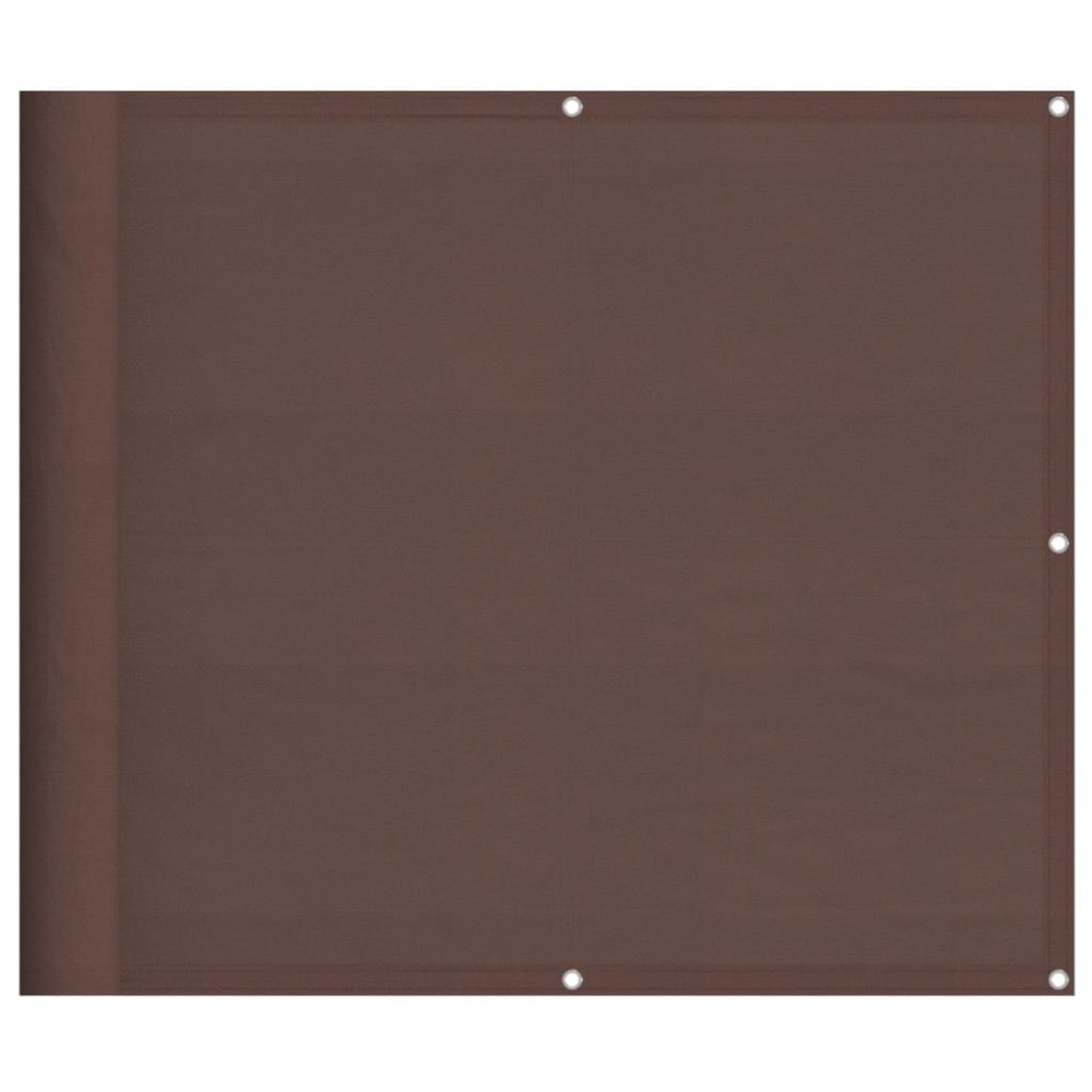 vidaXL Paravan de balcon, maro, 90x800 cm, 100% poliester oxford