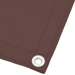 vidaXL Paravan de balcon, maro, 90x800 cm, 100% poliester oxford