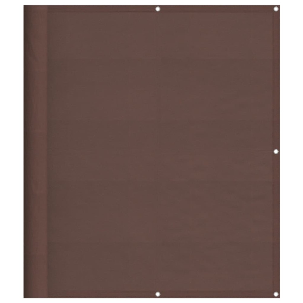 vidaXL Paravan de balcon, maro, 120x1000 cm, 100% poliester oxford