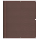 vidaXL Paravan de balcon, maro, 120x1000 cm, 100% poliester oxford