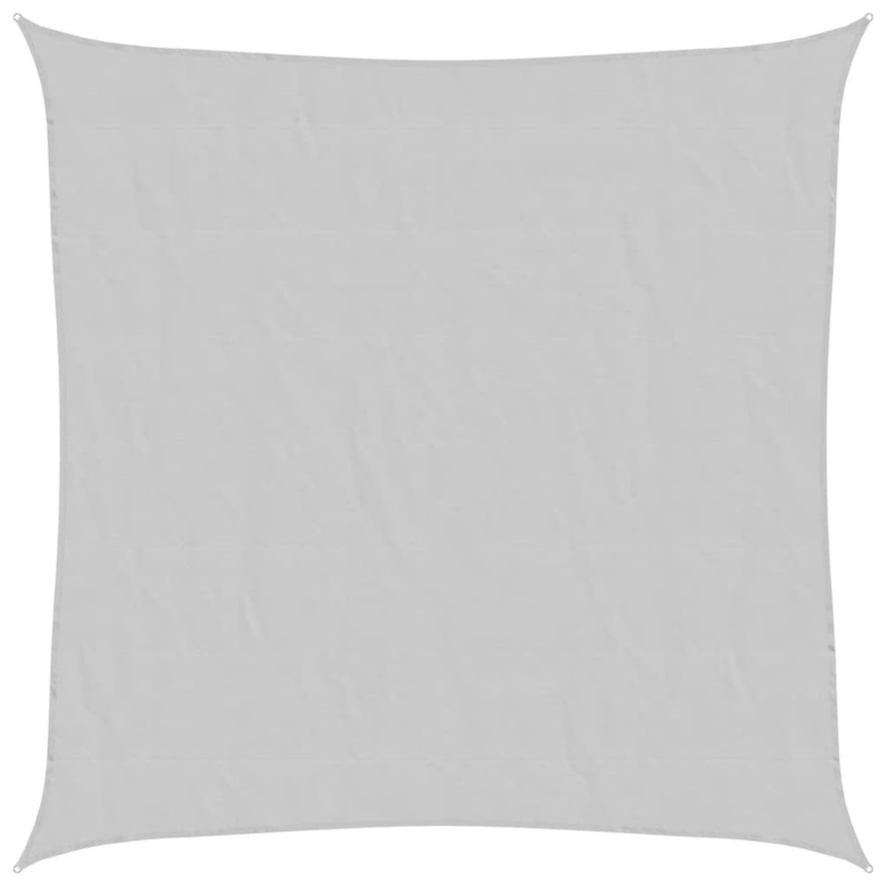 vidaXL Parasolar, gri deschis, 6x6 m, 100% poliester Oxford