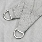 vidaXL Parasolar, gri deschis, 6x6 m, 100% poliester Oxford