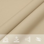 vidaXL Parasolar, bej, 7x5x5 m, 100% poliester Oxford