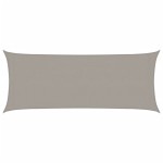 vidaXL Pânză parasolar gri deschis dreptunghiular 2x4,5m HDPE 160 g/m²