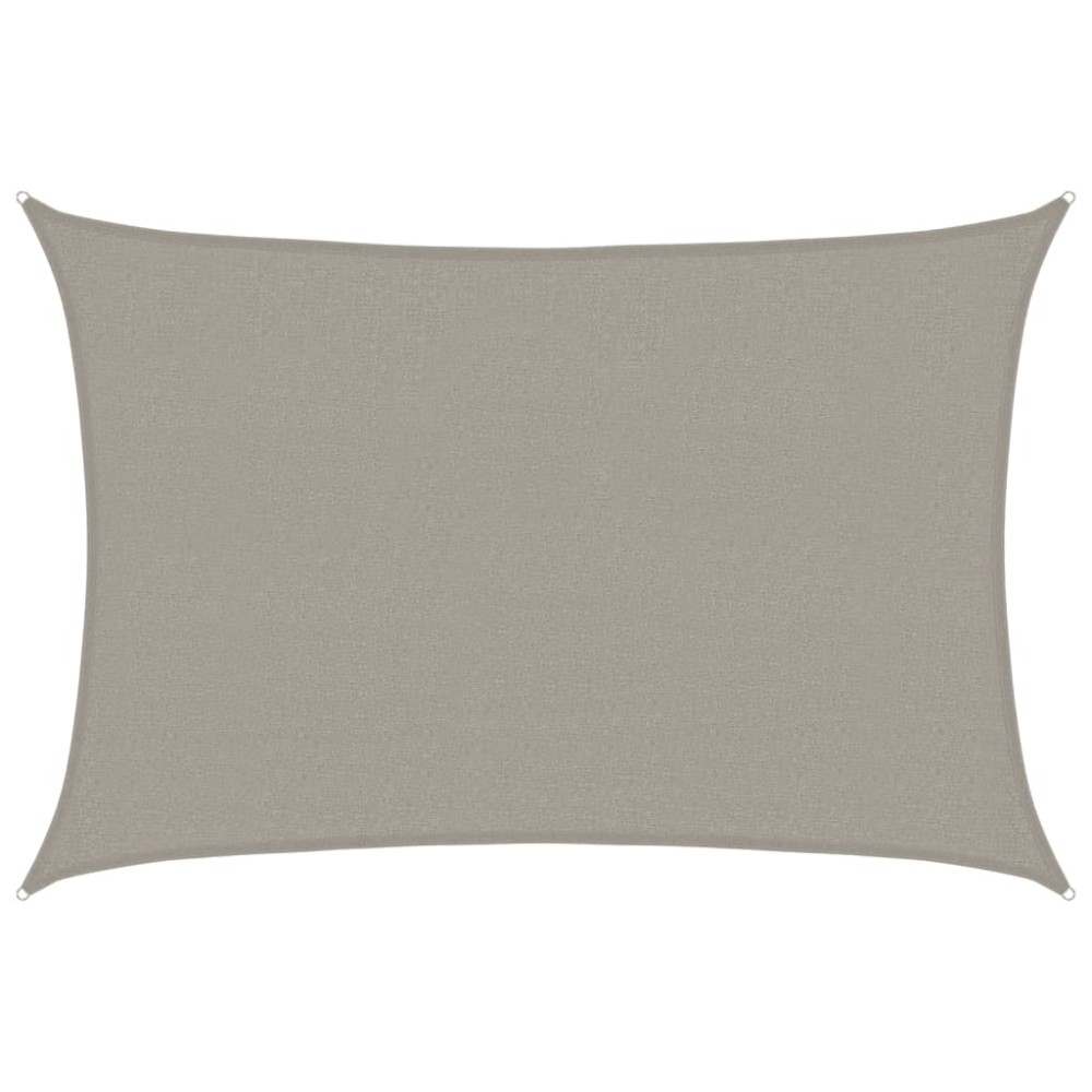vidaXL Parasolar, gri deschis, dreptunghiular, 2,5x3,5 m HDPE 160 g/m²
