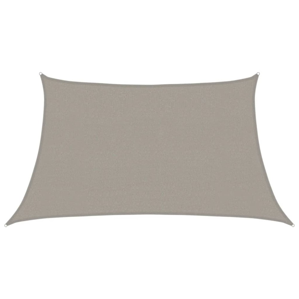 vidaXL Pânză parasolar, gri deschis, trapez, 3/4x2 m, HDPE, 160 g/m²