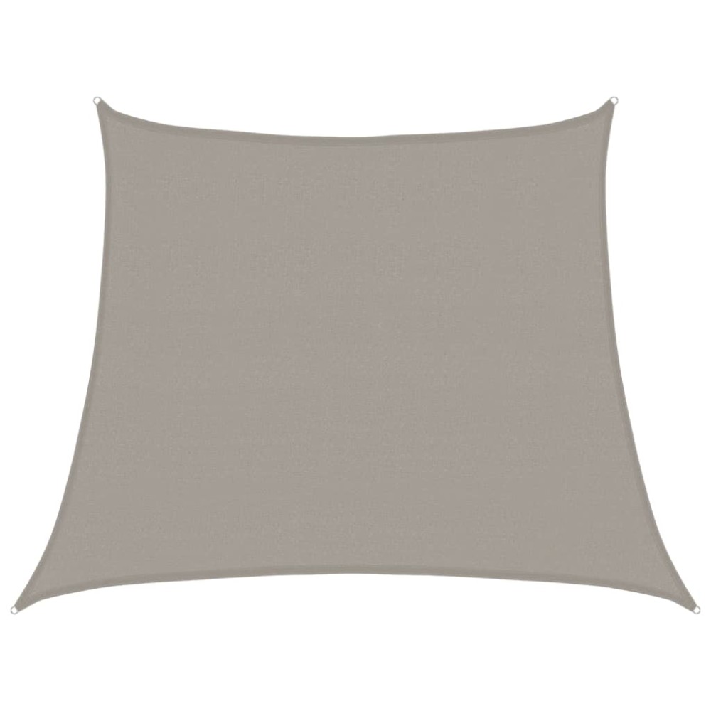 vidaXL Pânză parasolar, gri deschis, trapez, 3/4x3 m, HDPE, 160 g/m²
