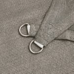 vidaXL Pânză parasolar, gri deschis, 4/5x3 m, HDPE, 160 g/m², trapez