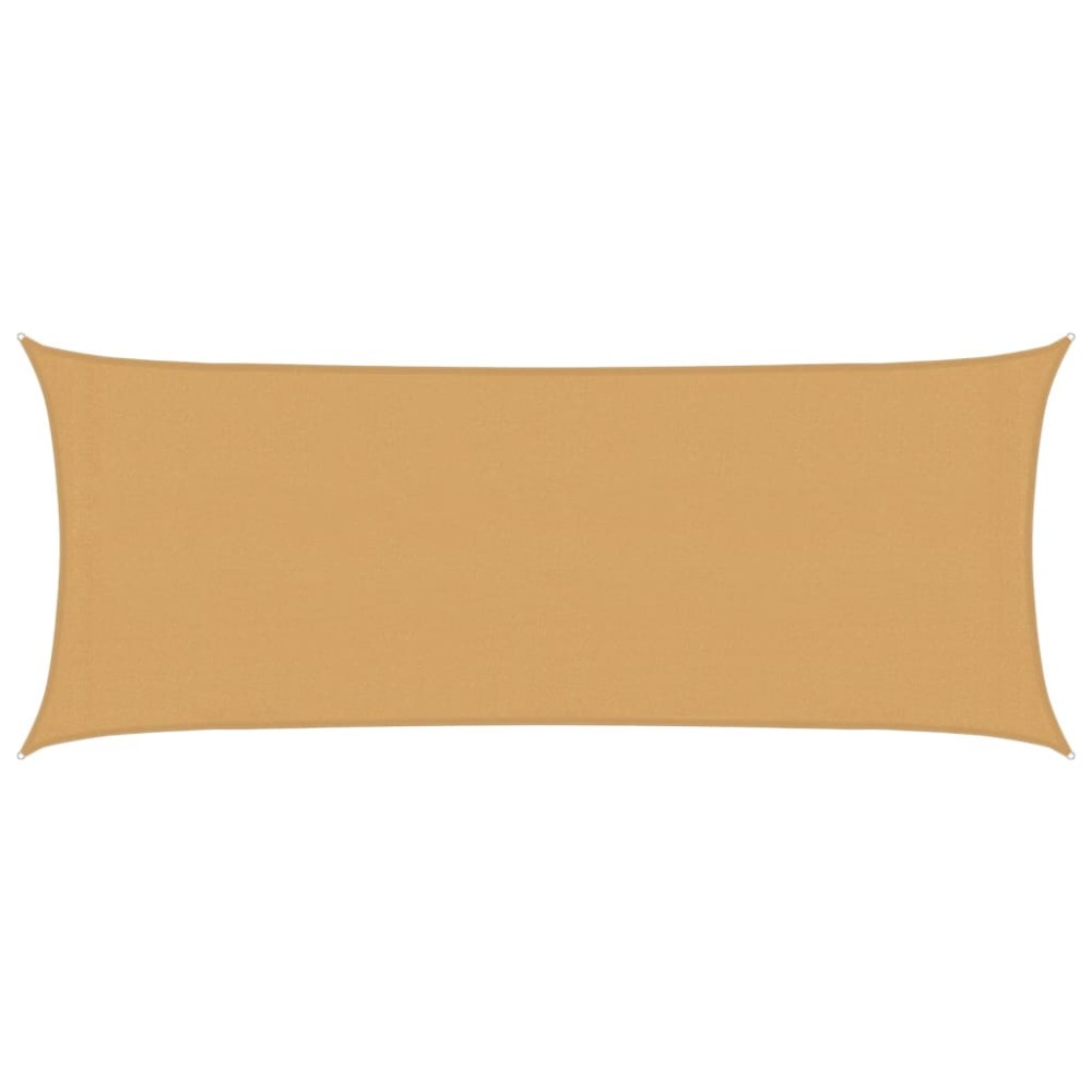 vidaXL Pânză parasolar, nisipiu dreptunghiular 2x4,5 m, HDPE, 160 g/m²