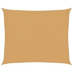 vidaXL Pânză parasolar nisipiu dreptunghiular 2,5x3m HDPE 160 g/m²