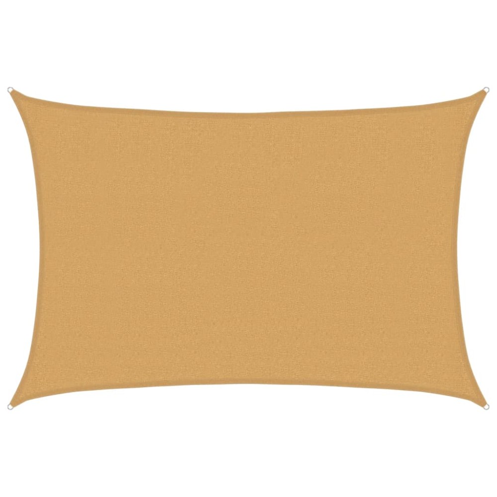 vidaXL Pânză parasolar, nisipiu dreptunghiular 2,5x4 m HDPE 160 g/m²