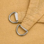 vidaXL Pânză parasolar, 2,5x2,5x3,5 m, triunghiular, 160 g/m², HDPE