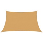 vidaXL Pânză parasolar, gri deschis, trapez, 3/4x2 m, HDPE, 160 g/m²