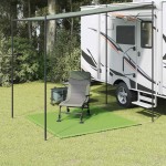 vidaXL Covor pentru cort, verde deschis, 200x200 cm, HDPE vidaXL Covor pentru cort, verde deschis, 200x200 cm, HDPE