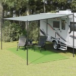 vidaXL Covor pentru cort, verde deschis, 250x450 cm, HDPE vidaXL Covor pentru cort, verde deschis, 250x450 cm, HDPE