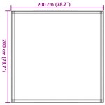 vidaXL Covor pentru cort, nisipiu, 200x200 cm, HDPE vidaXL Covor pentru cort, nisipiu, 200x200 cm, HDPE