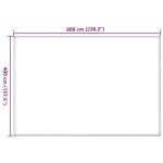 vidaXL Covor pentru cort, nisipiu, 400x600 cm, HDPE vidaXL Covor pentru cort, nisipiu, 400x600 cm, HDPE