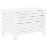 vidaXL Cutie depozitare capac "RANA", alb, 100x49x54cm, lemn masiv pin vidaXL Cutie depozitare capac "RANA", alb, 100x49x54cm, lemn masiv pin