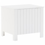 vidaXL Cutie depozitare capac "RANA", alb, 60x49x54 cm, lemn masiv pin vidaXL Cutie depozitare capac "RANA", alb, 60x49x54 cm, lemn masiv pin