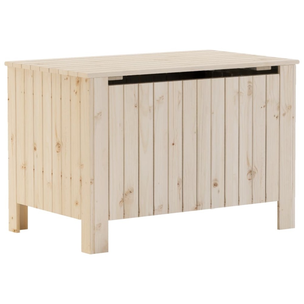 vidaXL Cutie de depozitare cu capac "RANA" 80x49x54 cm, lemn masiv pin