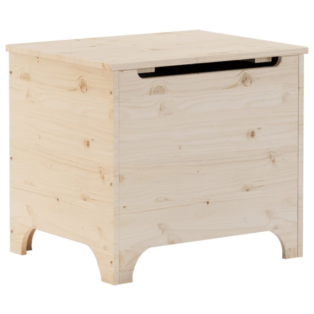 vidaXL Cutie de depozitare cu capac "RANA" 60x49x54 cm, lemn masiv pin
