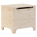 vidaXL Cutie de depozitare cu capac "RANA" 60x49x54 cm, lemn masiv pin vidaXL Cutie de depozitare cu capac "RANA" 60x49x54 cm, lemn masiv pin