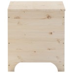 vidaXL Cutie de depozitare cu capac "RANA" 60x49x54 cm, lemn masiv pin vidaXL Cutie de depozitare cu capac "RANA" 60x49x54 cm, lemn masiv pin