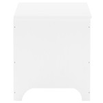 vidaXL Cutie depozitare capac "RANA", alb, 80x49x54 cm, lemn masiv pin vidaXL Cutie depozitare capac "RANA", alb, 80x49x54 cm, lemn masiv pin