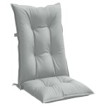 vidaXL Perne scaun cu spătar înalt 6 buc. melanj gri 120x50x7cm textil