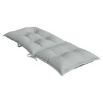 vidaXL Perne scaun cu spătar înalt 6 buc. melanj gri 120x50x7cm textil