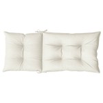 vidaXL Perne scaun spătar înalt, 4 buc. melanj crem 120x50x7 cm textil vidaXL Perne scaun spătar înalt, 4 buc. melanj crem 120x50x7 cm textil