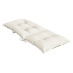 vidaXL Perne scaun spătar înalt, 6 buc. melanj crem 120x50x7 cm textil vidaXL Perne scaun spătar înalt, 6 buc. melanj crem 120x50x7 cm textil