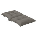 vidaXL Perne scaun cu spătar scund 2 buc. melanj gri 100x50x7cm textil vidaXL Perne scaun cu spătar scund 2 buc. melanj gri 100x50x7cm textil