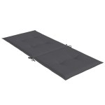 vidaXL Perne scaun cu spătar înalt, 6 buc. antracit 120x50x4 cm textil vidaXL Perne scaun cu spătar înalt, 6 buc. antracit 120x50x4 cm textil