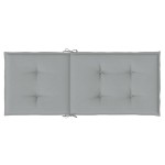 vidaXL Perne scaun cu spătar înalt 4 buc. melanj gri 120x50x4cm textil