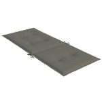 vidaXL Perne scaun cu spătar înalt 6 buc. melanj gri 120x50x4cm textil