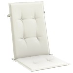 vidaXL Perne scaun spătar înalt, 6 buc. melanj crem 120x50x4 cm textil vidaXL Perne scaun spătar înalt, 6 buc. melanj crem 120x50x4 cm textil