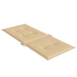 vidaXL Perne scaun cu spătar înalt 6 buc. melanj bej 120x50x4cm textil vidaXL Perne scaun cu spătar înalt 6 buc. melanj bej 120x50x4cm textil