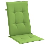 vidaXL Perne scaun spătar înalt 4 buc. melanj verde 120x50x4 cm textil vidaXL Perne scaun spătar înalt 4 buc. melanj verde 120x50x4 cm textil