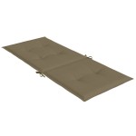 vidaXL Perne scaun spătar înalt 6buc melanj gri taupe120x50x4cm textil vidaXL Perne scaun spătar înalt 6buc melanj gri taupe120x50x4cm textil