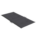 vidaXL Perne scaun spătar mic 6 buc. melanj antracit 100x50x4cm textil vidaXL Perne scaun spătar mic 6 buc. melanj antracit 100x50x4cm textil